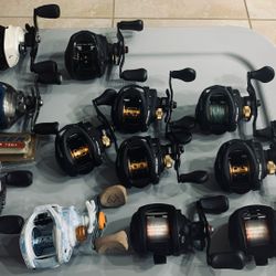 12 Baitcast Reels TOTE #1 - Your Choice - $25.00 Each 