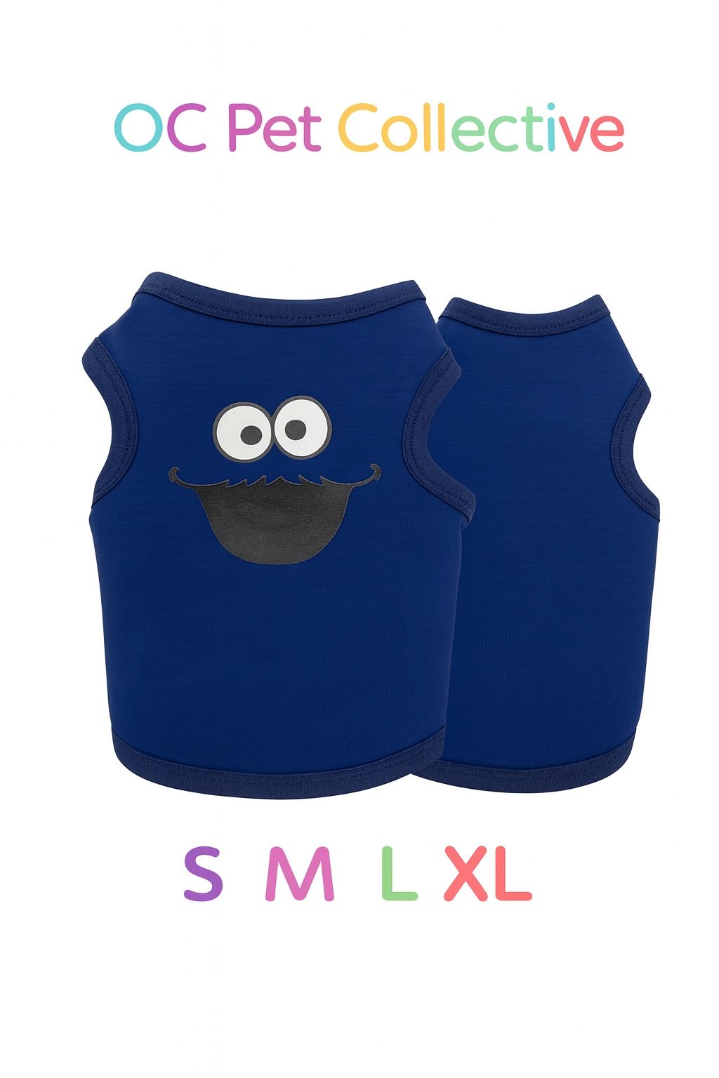 🔵 Cookie Monster Pet Shirt