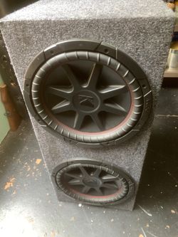 Kicker competition Subwoofers two 12s