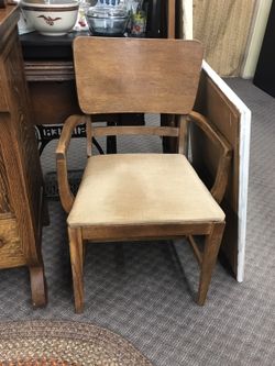 Antique Oak Desk Chair