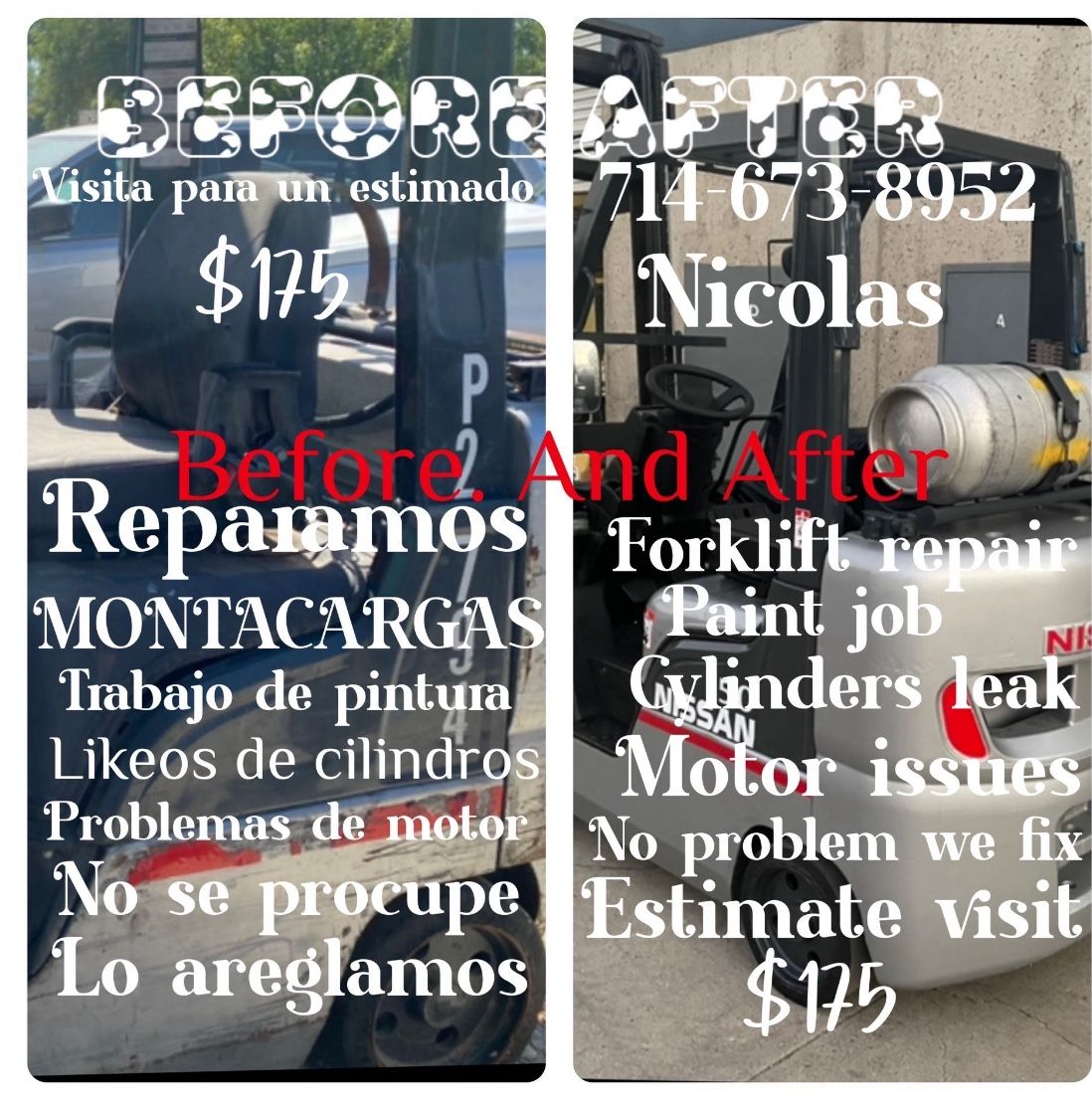 Toyota Nissan Hyster Komatsu Mitsubishi Clark Cat