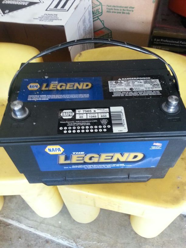 NAPA Legend 7565 battery truck heavy duty commercial