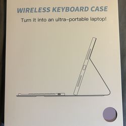 iPad Air 4th/5th Gen Wireless Keyboard Case (Purple) 