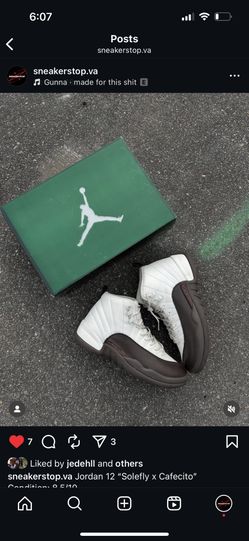 Jordan 12 “Solefly x Cafecito”