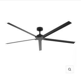 84” Winni IPX4 Outdoor Downrod Ceiling Fan with Remote Control