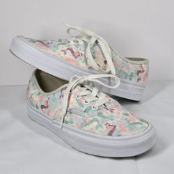 Vans Authentic Mermaids Ice Flow Glitter Women’s Size 6 Men's 4.5 EUR 36 GUC