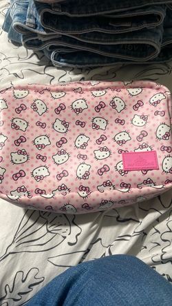 Hello kitty and impressions makeup bag