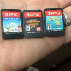 No Mans Sky,Minecraft Dungeons , Battle For Bikini Bottom Switch Game 