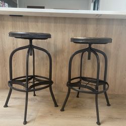 Adjustable Height Barstools