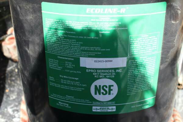 Ecoline-r Epro Water Based Seamless Flexible Total Bonding Rapid Cure Cement Asking $95.00 Retails 199.00