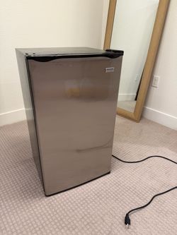 Frigidaire Gallery Mini Fridge w/ Freezer – 3.3 cu ft, Stainless, Like New