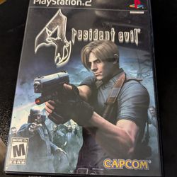 Resident Evil 4 for PlayStation 2 CIB Excellent condition