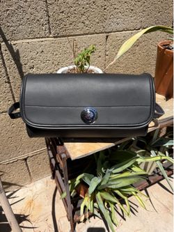 Indian Motorcycle leather roll bag