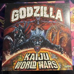 Godzilla Toy Vault  Kaiju World Wars Board Game (unpunched board with figures)