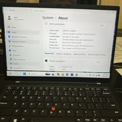 Lenovo ThinkPad X1 Carbon Gen 13th Touchscreen – i7-1365U / 16GB / 512GB SSD