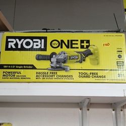 RYOBI New 18v 4-1/2 Angle Grinder 