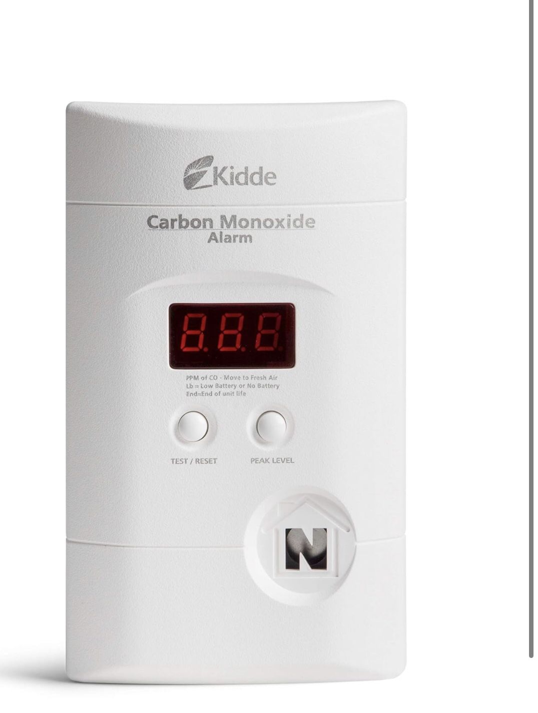 Líder Carbon Monoxide 9volt Battery Digital Display
