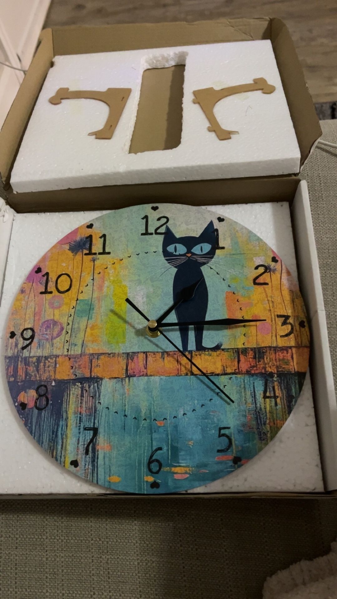 Cat Clock New