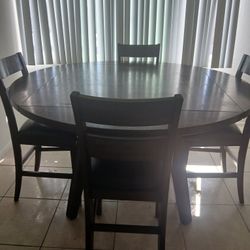 Large Oak  Leaf Table  100 Obo Credenza 75 Ob0