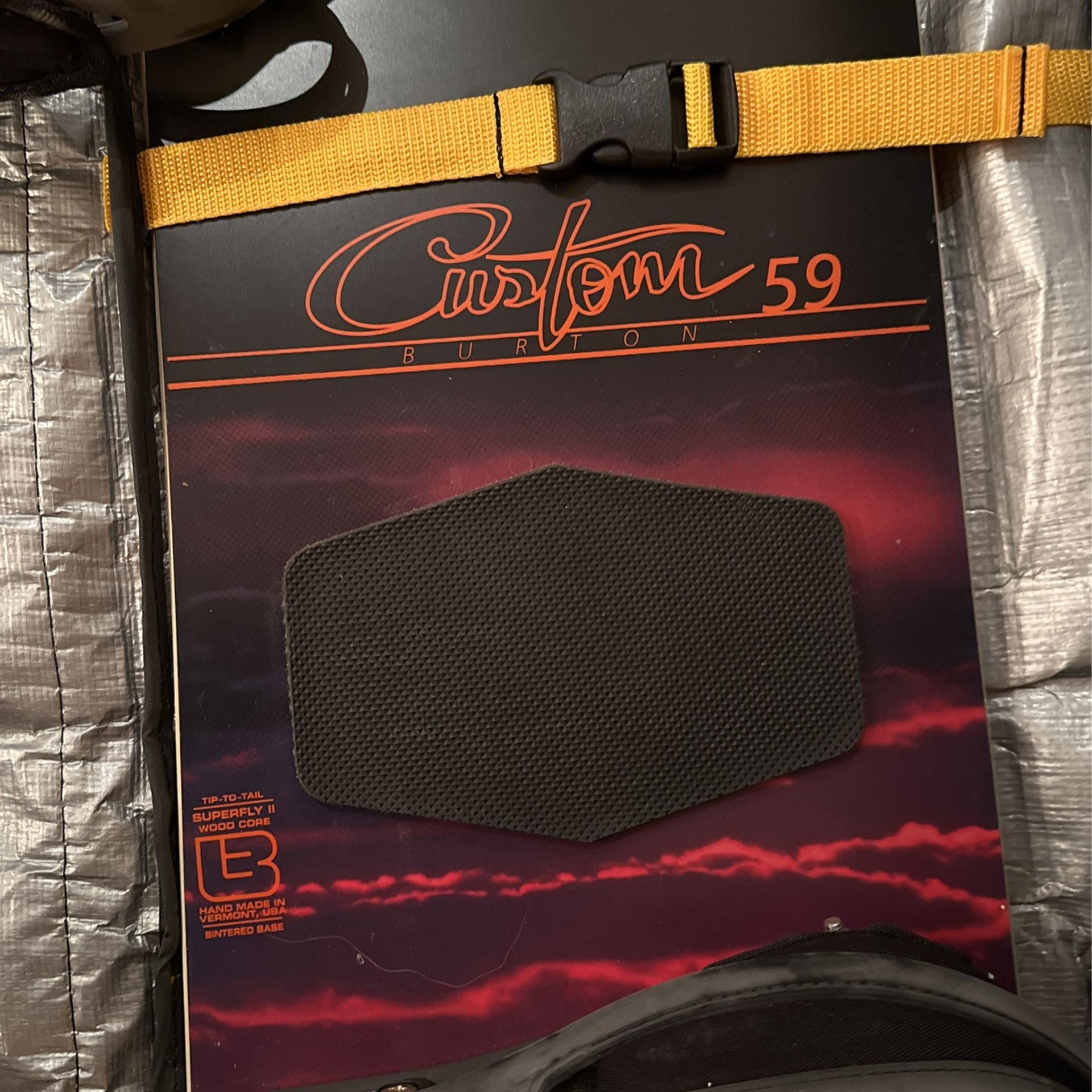 Burton Snowboard And Bag