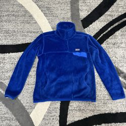 Patagonia Re Tool Snap T Womens Size Small Blue Fleece Pullover 