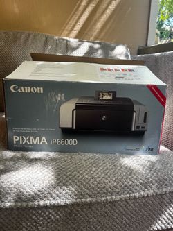 Canon PIXMA iP6600D Inkjet Photo Printer Color 4800x1200 DPI USB Duplex LCD