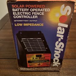 Solar Shock Solar Powered Electric Fence Controller