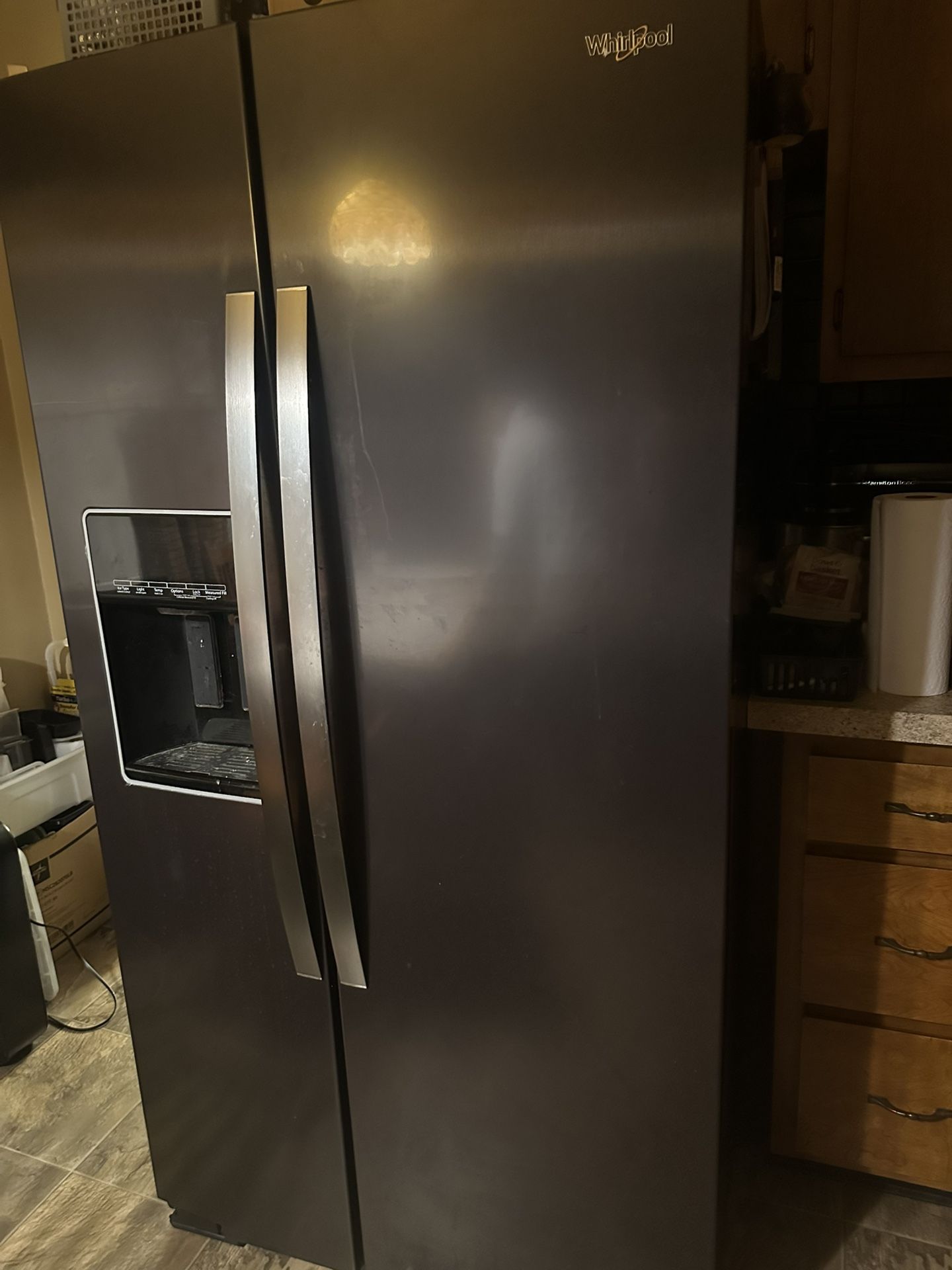 Whirlpool Refrigerator Black Stainless