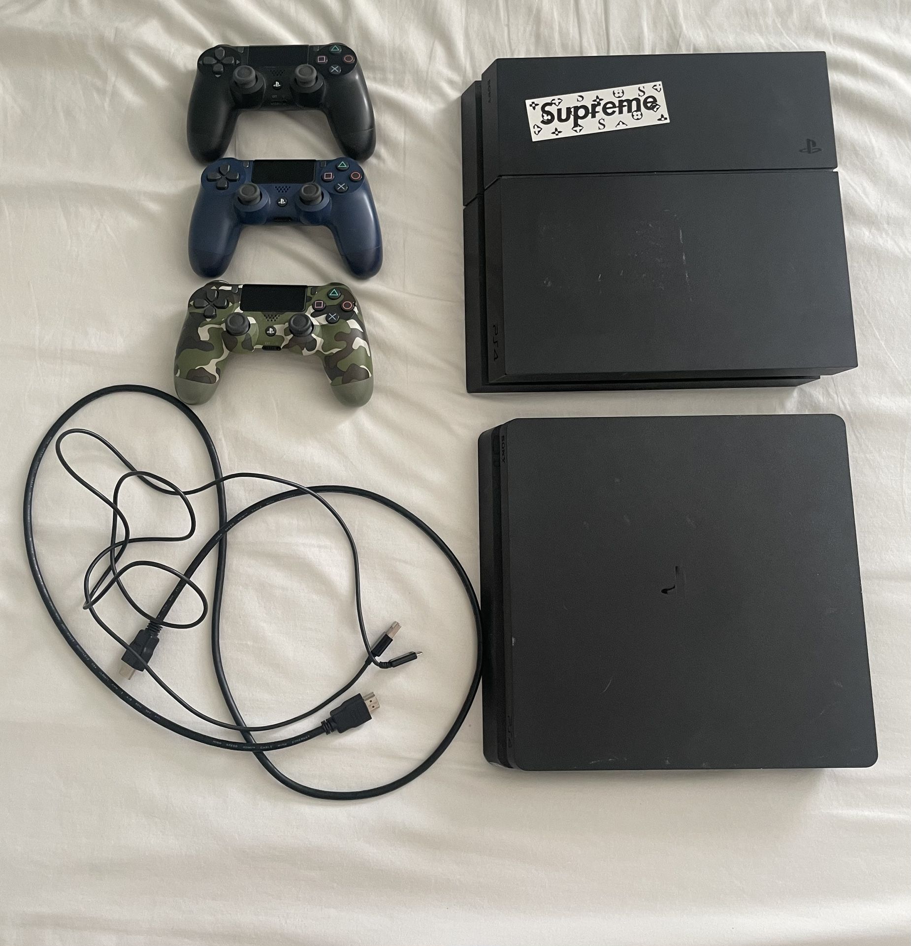 SONY PS4 Slim, SONY PS4, PS4 Controllers, controller charger
