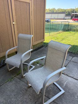 Moving Sale – Outdoor Patio Chairs, Portable Projector & Tripod Stand