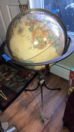 Large standing globe 1994 bars near split exist Benin BEN I N