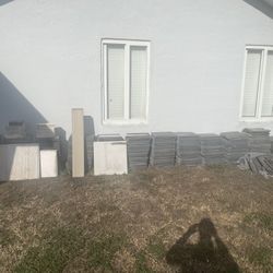 Free roof Tile - Flat Cement Interlocking ~qty250