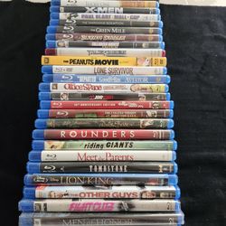 Blu Ray dvds