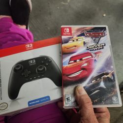 Controller And Cars Game For Nintendo Switch And Nintendo Switch 2.