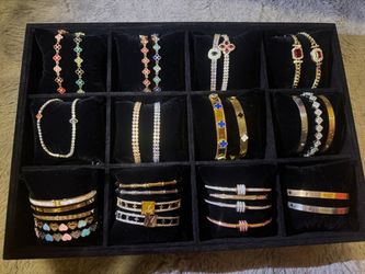 Luxury style bracelet and bangles