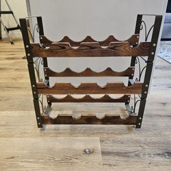 Wooden Wine Holder