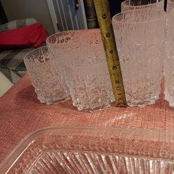 Set Glasses W Tray