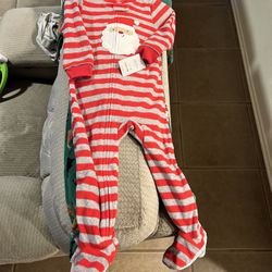 Christmas Fleece Footed Pjs (2t)