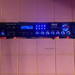 Pyle Pro Amplifier Receiver With Microphones 3000 Watt