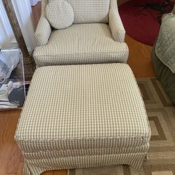 Magnificent Chair And Outoman $265 PRICE DROP $225