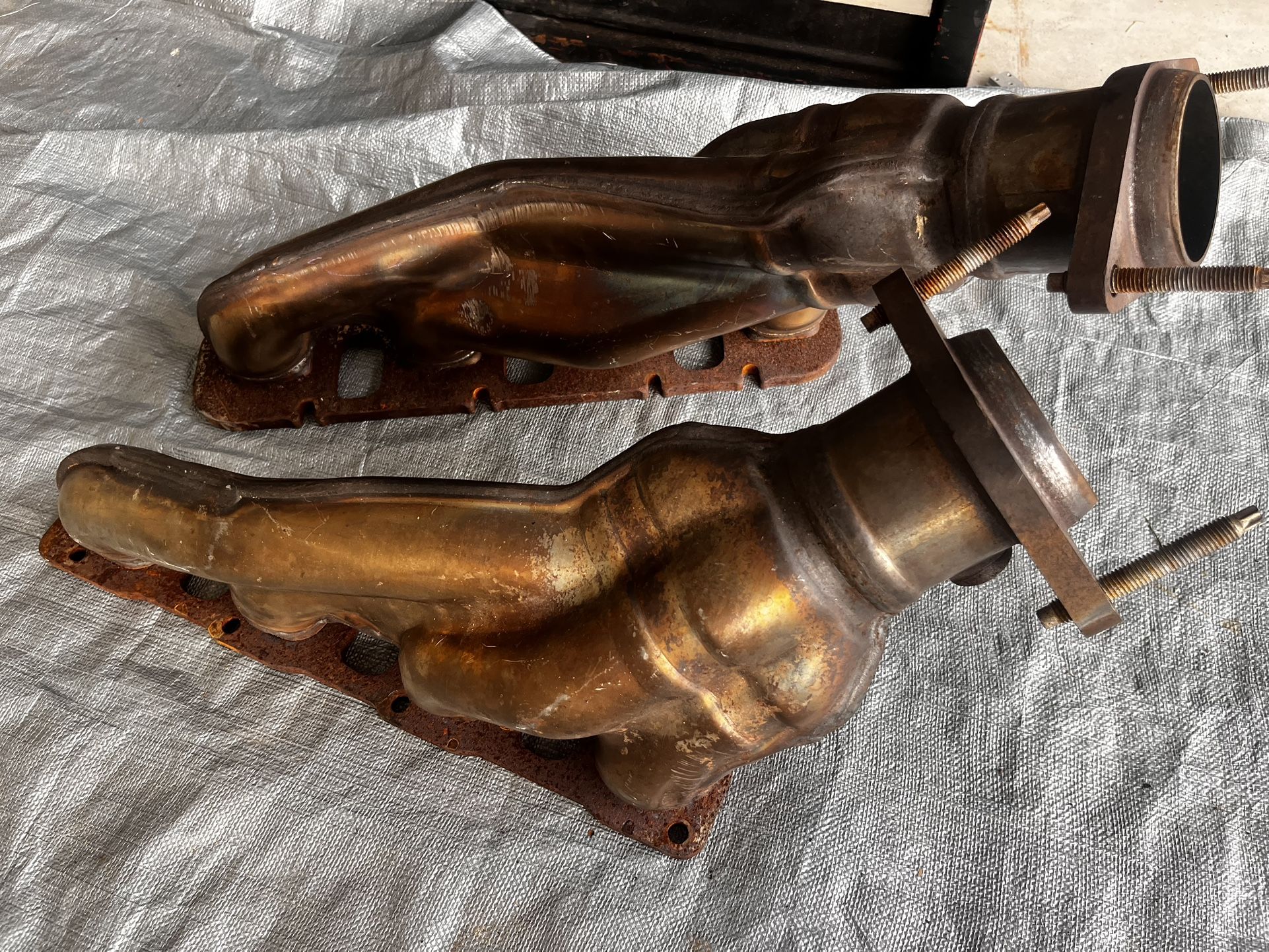 2020 DODGE CHARGER HELLCAT REDEYE OEM EXHAUST HEADER MANIFOLD PAIR USED