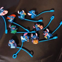 Lilo And stitch Straw Toppers NEW 
