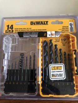 New DeWalt drill bit set 14 piece