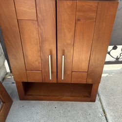 Bathroom Over Toilet Cabinet and Mirror