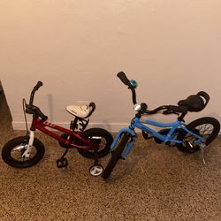 2 kids bikes