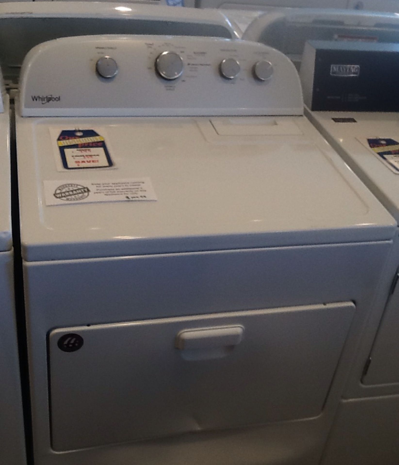 New open box whirlpool electric dryer WED5000DW