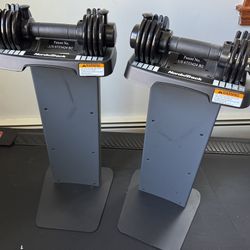 NordiTrack Set Of 2 Adjustable Dumbbells With Stand