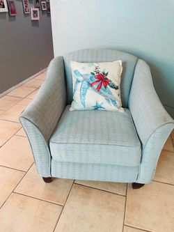 Beautiful light green accent chair