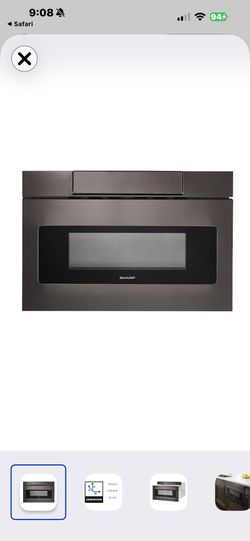 NEW SHARP 24” ❤️ BLACK STAINLESS ❤️ DRAWER MICROWAVE IN BOX.