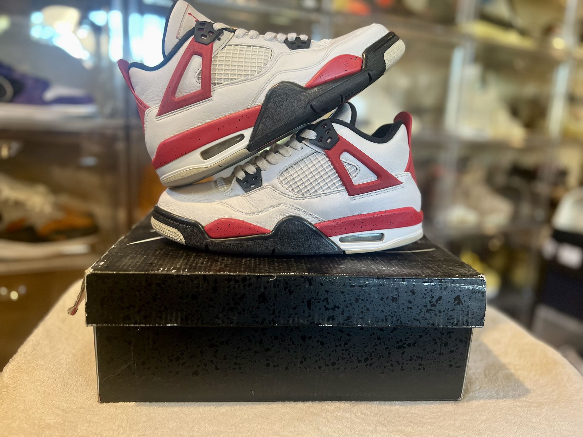 Size 6Y / 7.5 Women - Jordan 4 Retro ‘Red Cement’